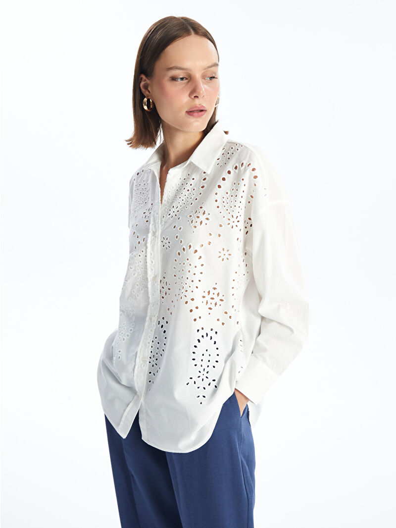 Zoe white シャツ ホワイト Guess Z4bi02i3z14g018 Azha Cn Over Beyaz Yuvarlak Yaka Oversized
