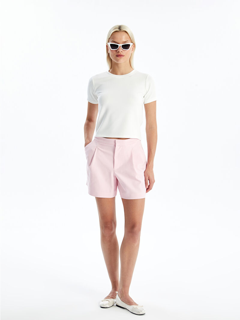 ショートパンツ LIU JO Woman Short Blush Pink WA5175T4853 Z9808 Women's Shorts: Short and Very Short Trousers | LIU JO
