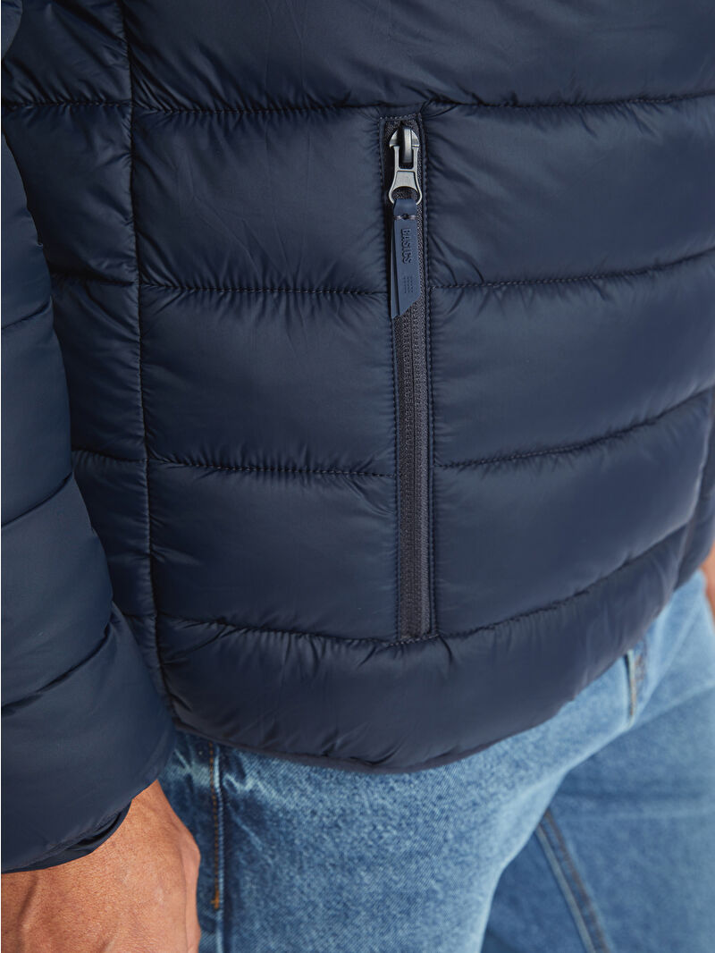 LCWAIKIKI Classic Standard Fit Hooded Men's Puffer Coat