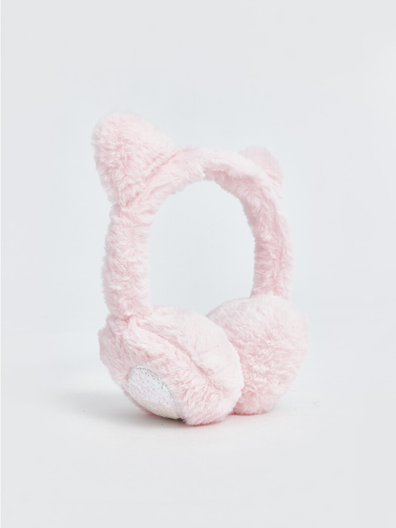 LCW ACCESSORIES 3D Applique Detailed Girls' Plush Earmuffs