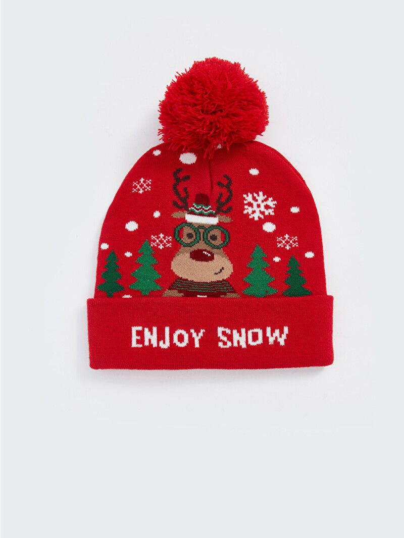 LCW ACCESSORIES New Year's Themed Boy's Beanie - W4EB73Z4-GZX - LC