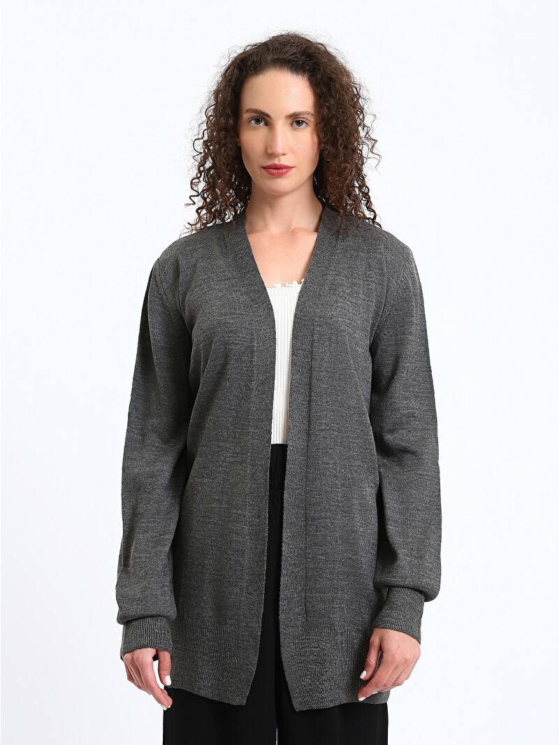 トップス XL OVY Lamb Wool Crew Neck Cardigan LCWAIKIKI Classic Shawl Collar Plain Long Sleeve Women's Knitwear