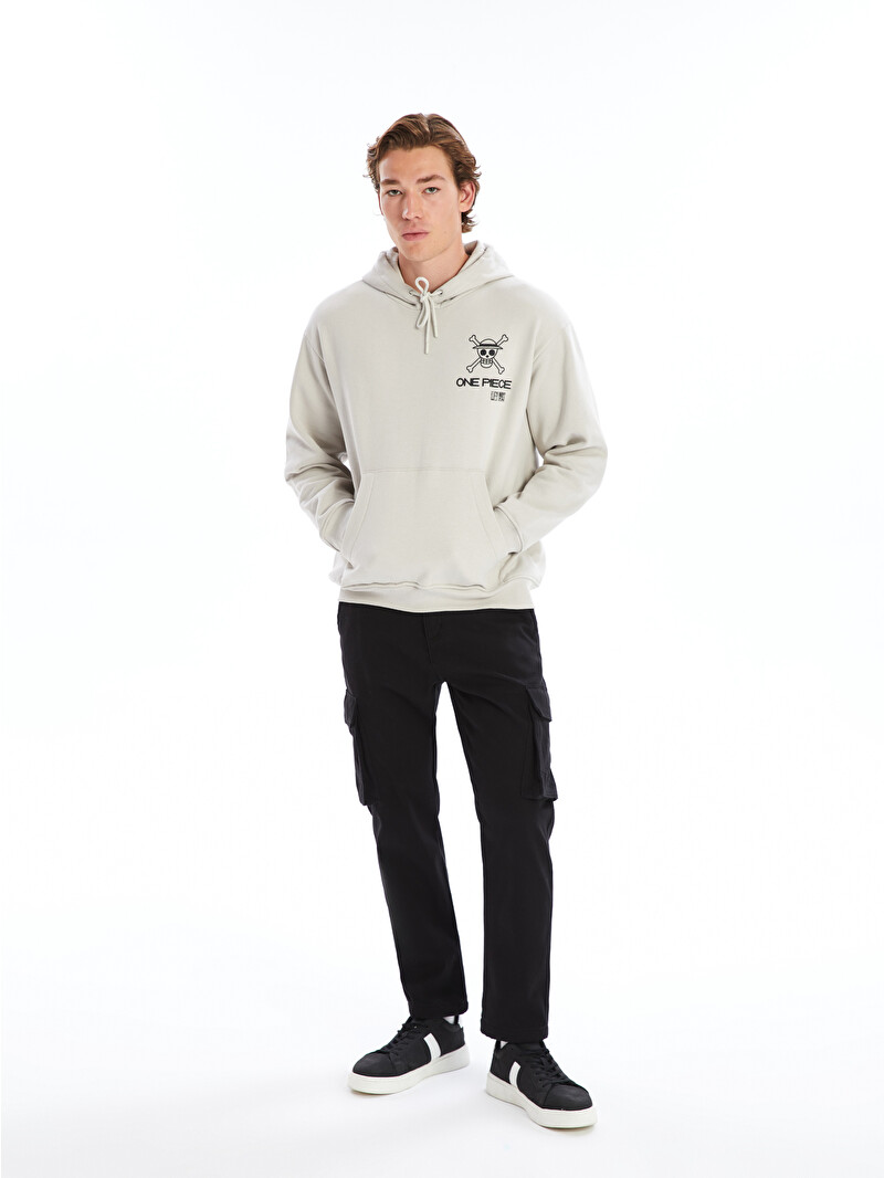 XSIDE Long Sleeve One Piece Printed Men's Thick Hoodie - W4IM02Z8
