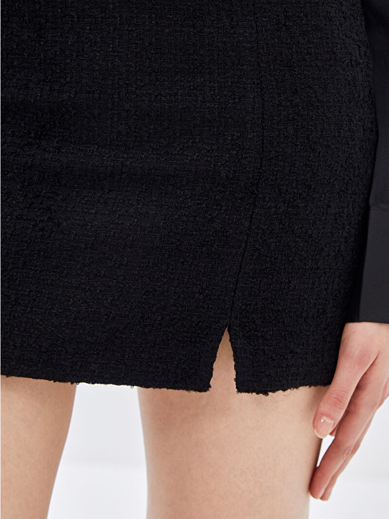 LC Waikiki Zippered Waist Plaid Women's Skirt -W4IM31Z8-CVL