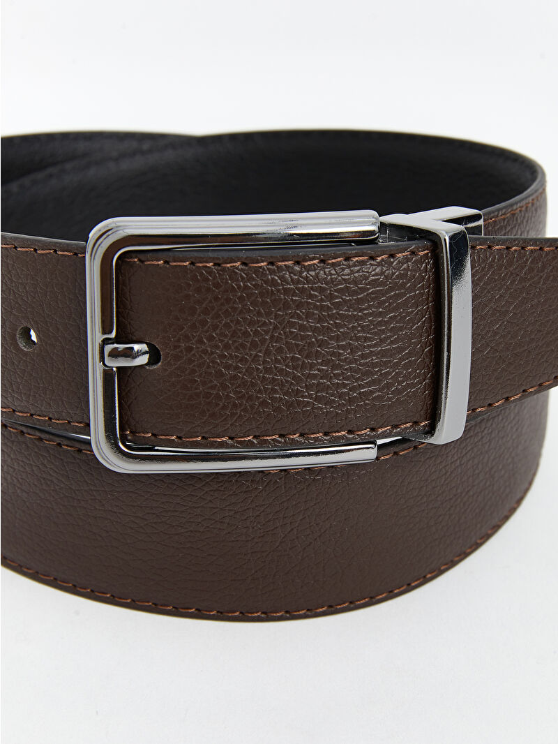 LCW ACCESSORIES Faux Leather Men's Belt - W4L048Z8-HUC - LC Waikiki