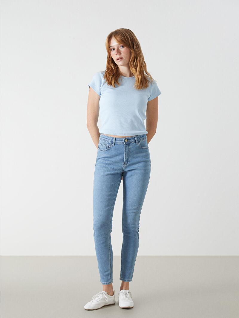 LCW Jeans İndigo Push Up Kadın Jean Pantolon - S51950Z8-311 | LCW