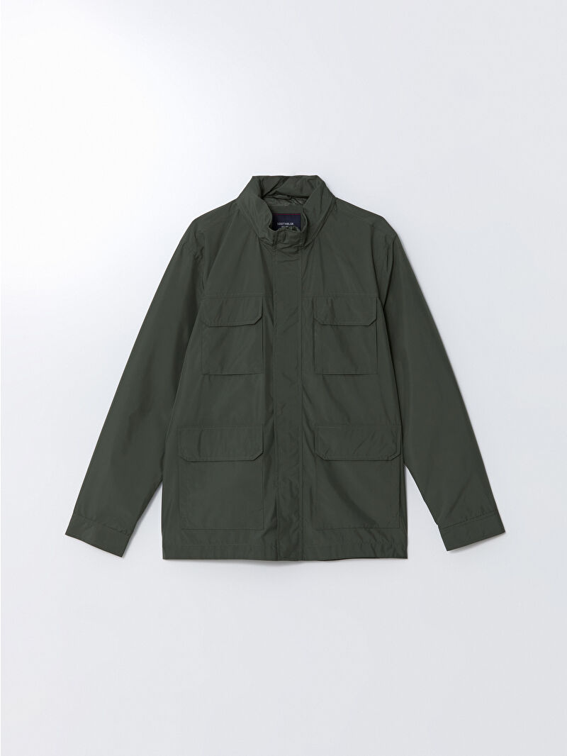 SOUTHBLUE Yeşil Standart Kalıp Kapüşonlu Erkek Mont - S52640Z8-HCX