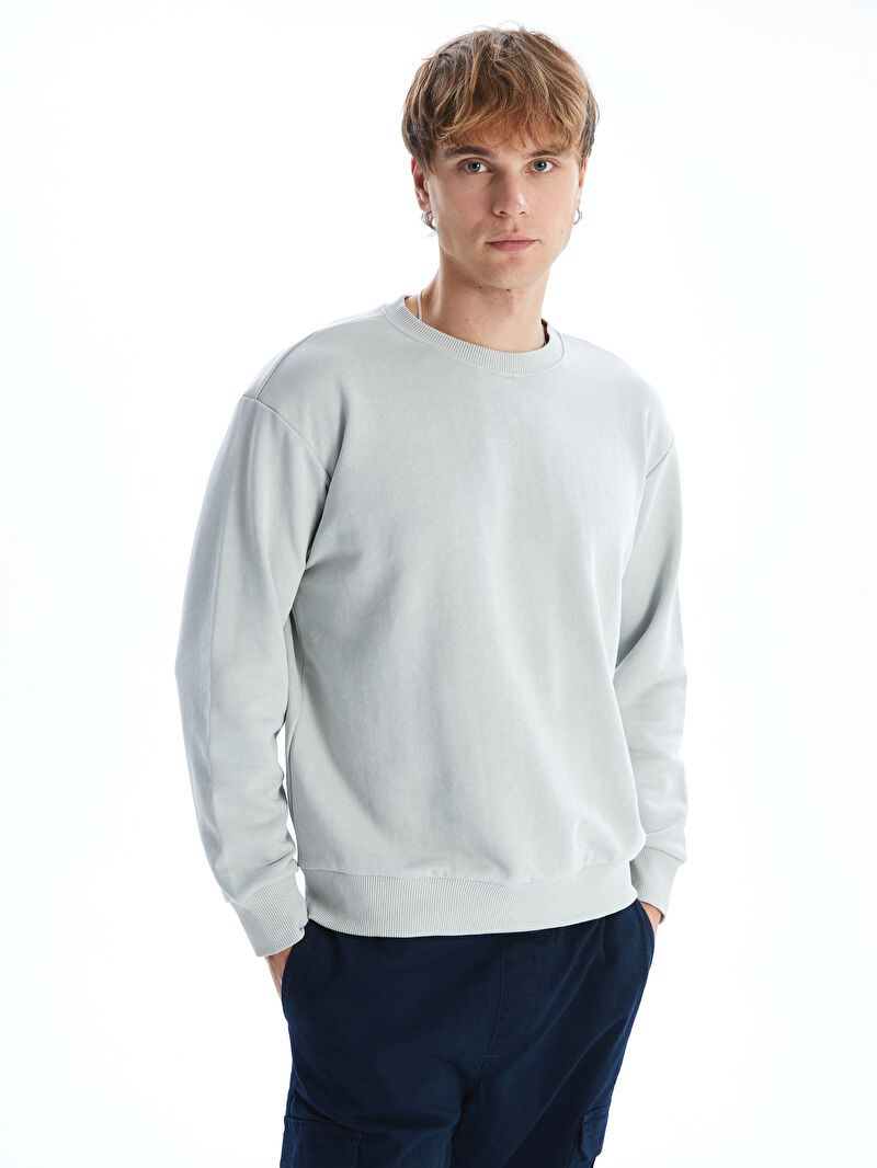 メンズウェア CLUBHAUS Crewneck Light Sweat- Lt.Gray Men's Classic Crewneck Sweatshirt | Heather Grey – nuuds