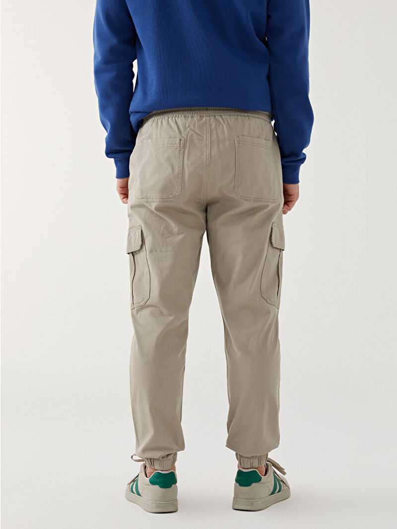 Standard Fit Gabardine Men's Jogger Pants -S53181Z8-SHF - LC