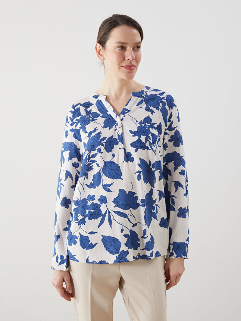 【momoさん専用】BLUELEA Jacquard blouse(サックス) 80 MODAL LOAN DOUBLE LAYER TAB COLLAR BLOUSE(M Black