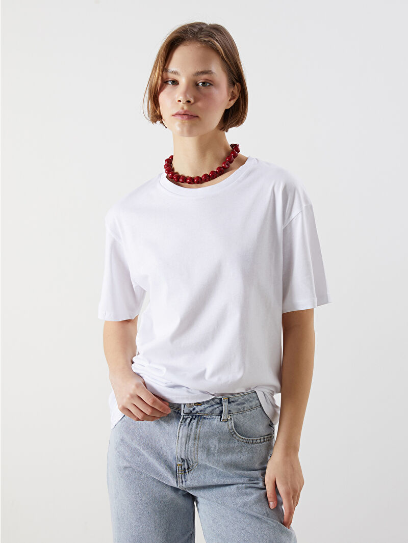 Mikホワイトxs Michael Kors Jet Set Large Shoulder Tote Bag with Double Zip