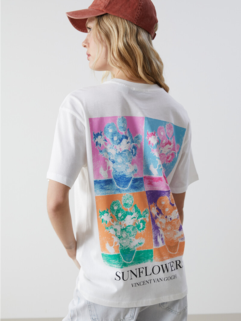 XSIDE Vincent Van Gogh Printed Women's T-Shirt - S54991Z8-R9J - LC