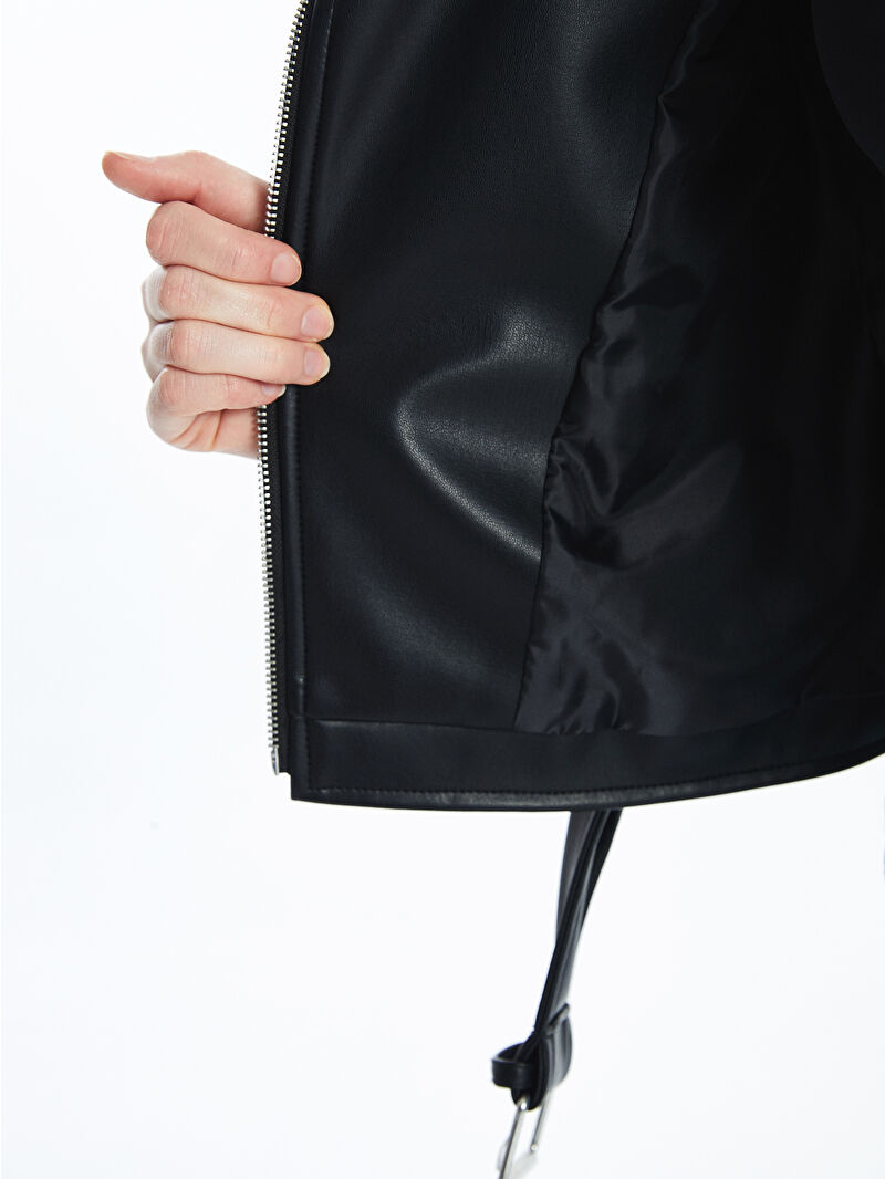 fiction tokyo ❤︎ Faux Leather Blouson fiction tokyo ❤︎ Faux Leather Blouson Faux Leather Blouson