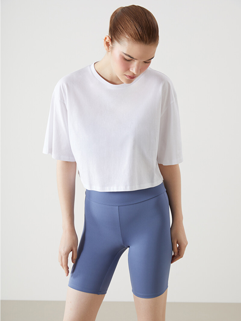 XSIDE ACTIVE Crew Neck Oversize Women's Crop - S56322Z8-Q6K - LC