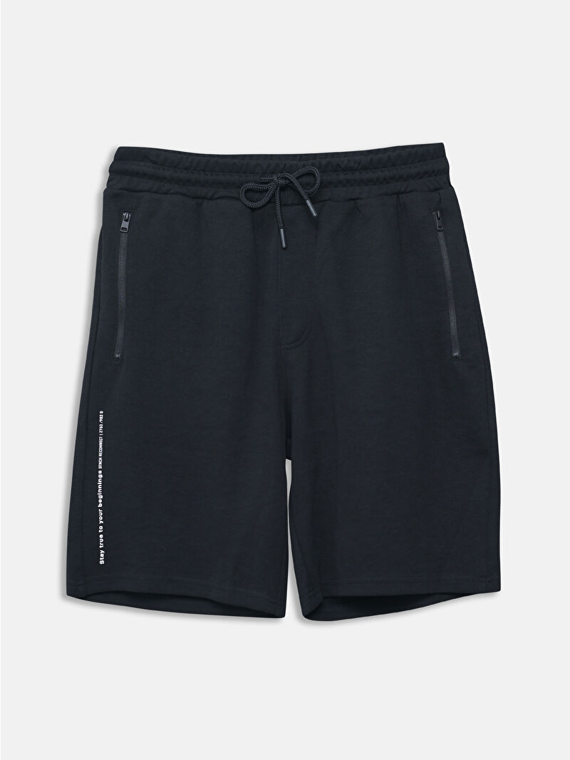 XSIDE Regular Fit Men's Pique Shorts with Drawstring Waist