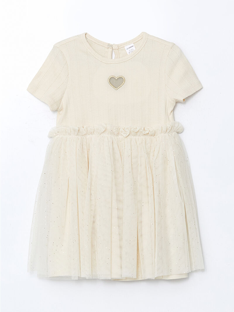 Treat Girl's tulle frill jersey トリートTreat Girl's tulle frill