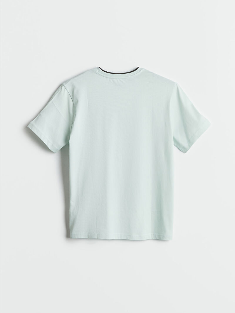 【SATIIIZ】Letty Printed Short-Sleeved T-Shirt LCWAIKIKI Classic Crew Neck Short Sleeve Printed Combed