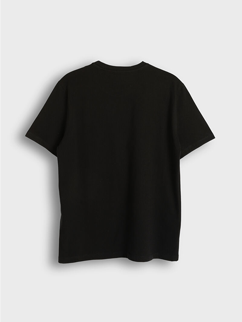 XSIDE Crew Neck Printed Men's T-Shirt -S5DG08Z8-CVL - LC Waikiki