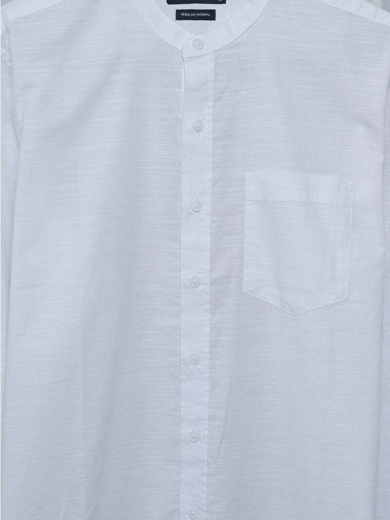 Lich　英語 LCWAIKIKI Classic Regular Fit Long Sleeve Poplin Men's Shirt