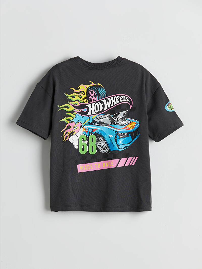 LCW Kids Hot Wheels Printed Boys' T-Shirt - S5FY60Z1-HEF - LC Waikiki