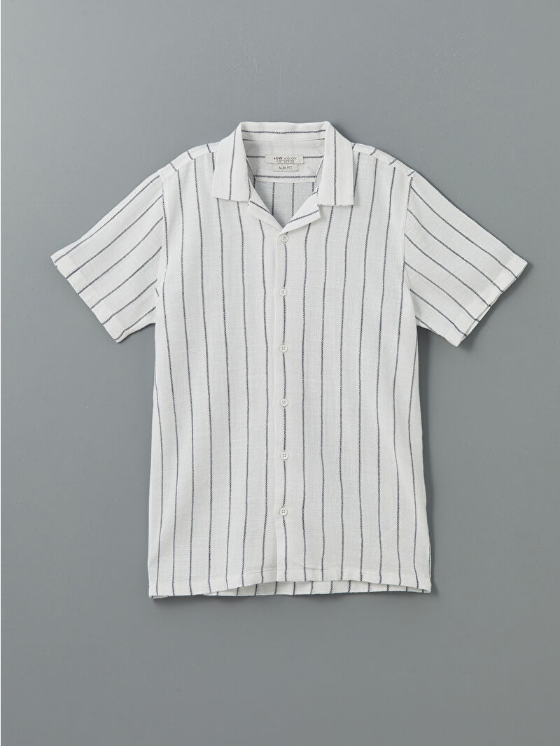 【2plan】25SS★ [LANARCH] Stripe U-Neck Short Sleeve T-Shirt l_20251-s5as29z8-gct-97-77-92-
