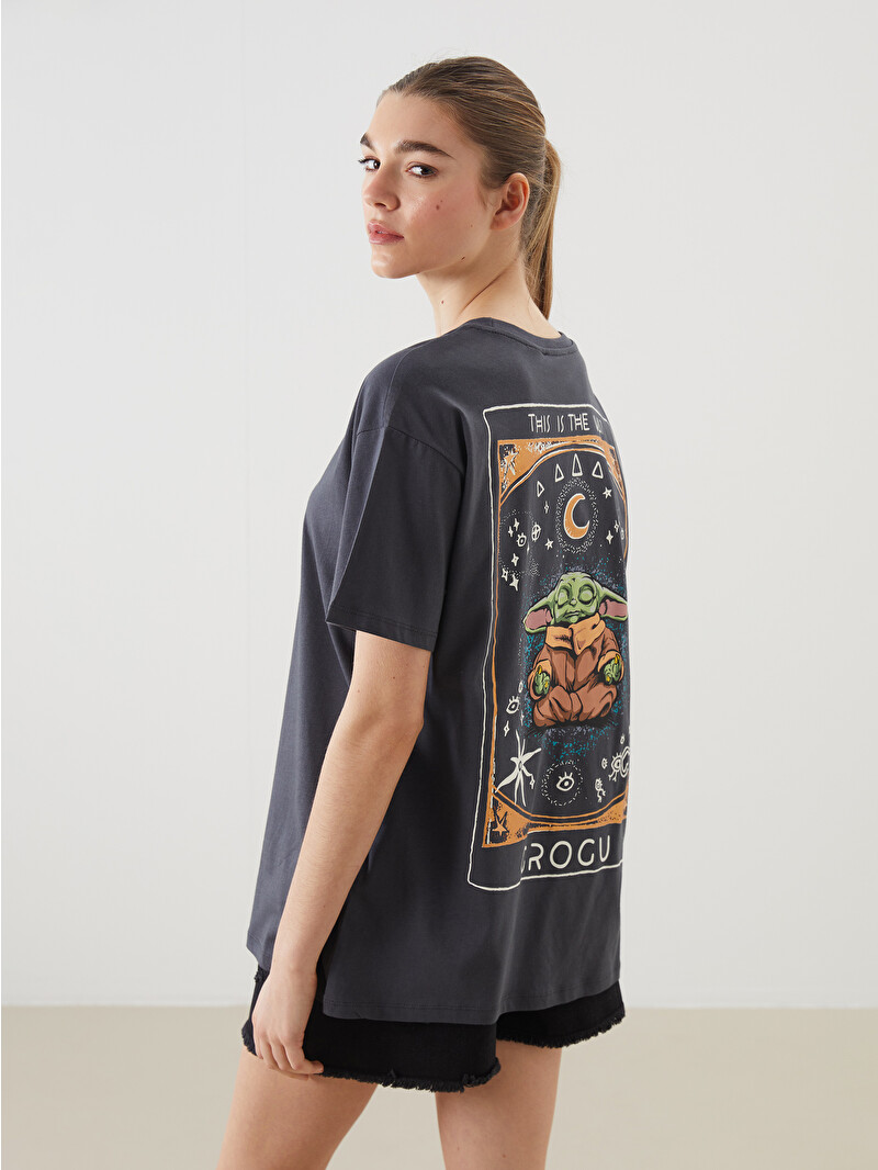 XSIDE Crew Neck Star Wars Printed Women's T-Shirt - S5GV81Z8-VDL