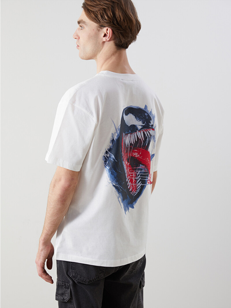 XSIDE Crew Neck Venom Printed Jersey Men's T-Shirt - S5IB23Z8-R9J
