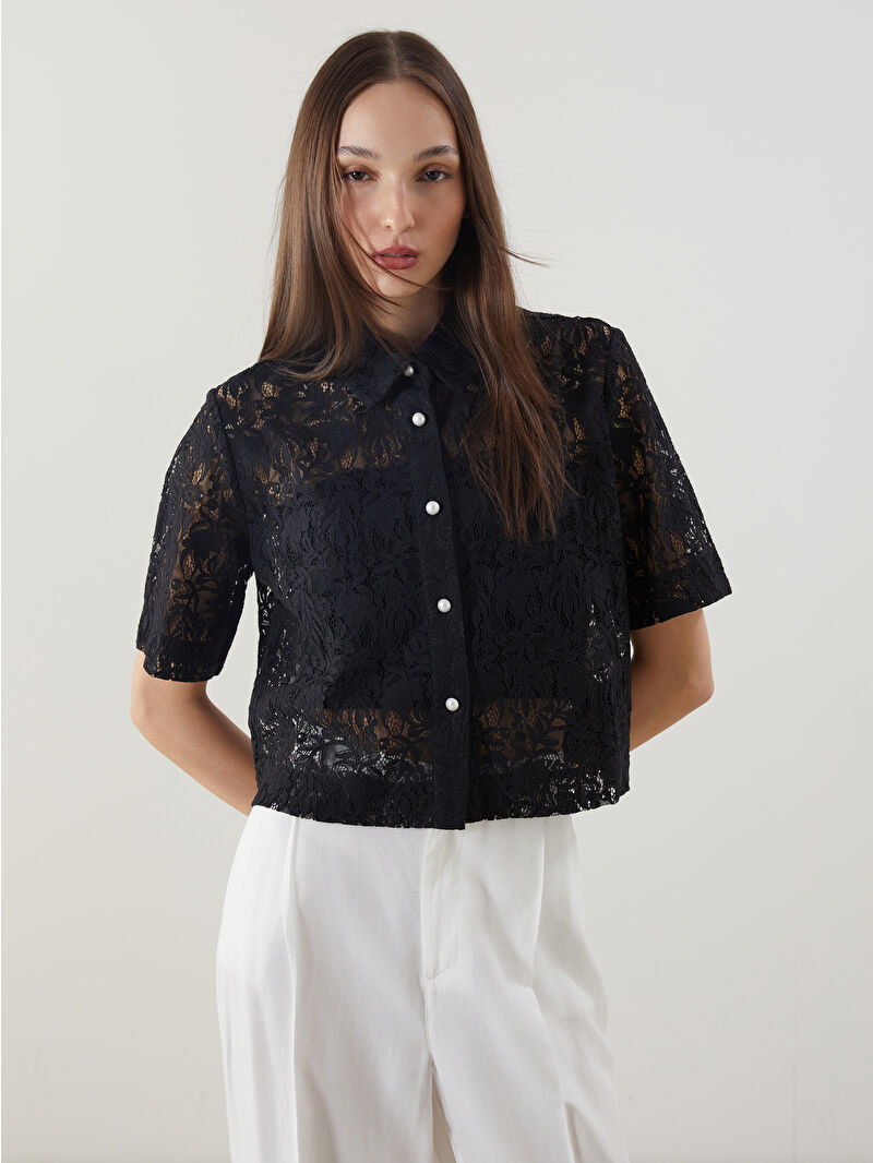 LCW Vision Lace Women's Shirt - S5IH54Z8-CVL - LC Waikiki