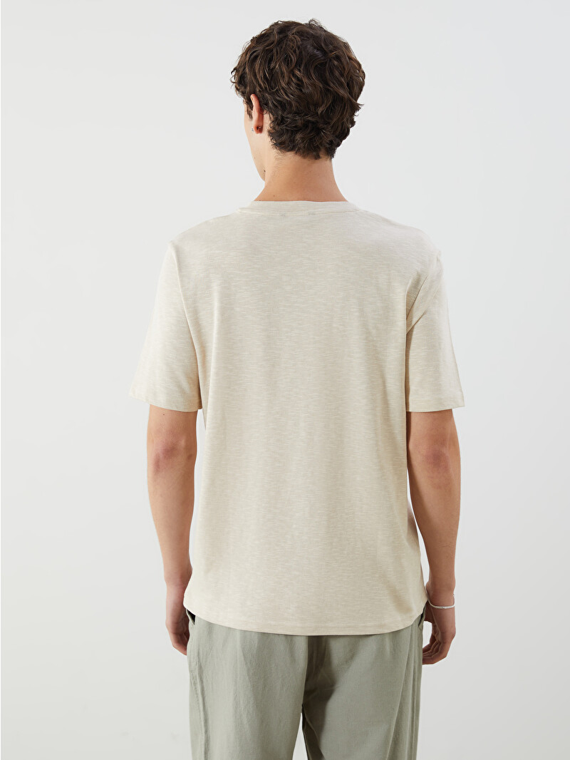 XSIDE Crew Neck Jersey Men's T-Shirt - S5IL89Z8-Z6B | LC Waikiki
