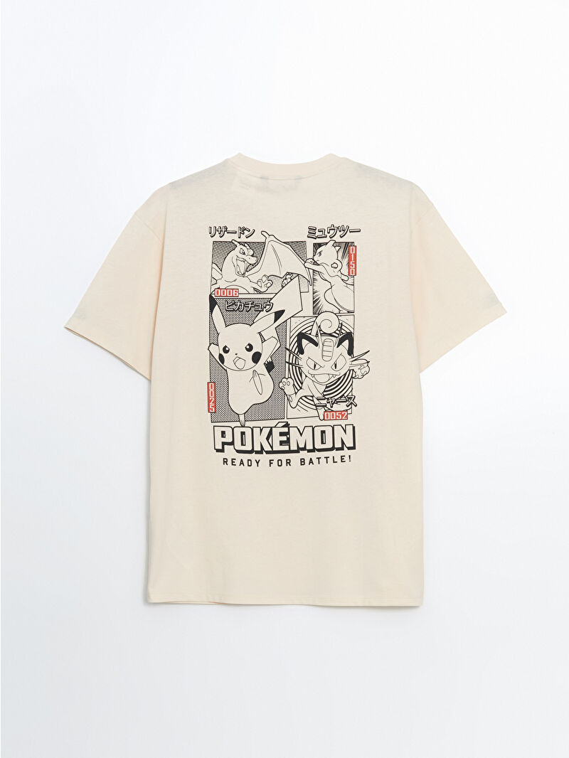 XSIDE Crew Neck Pokemon Printed Jersey Men's T-Shirt