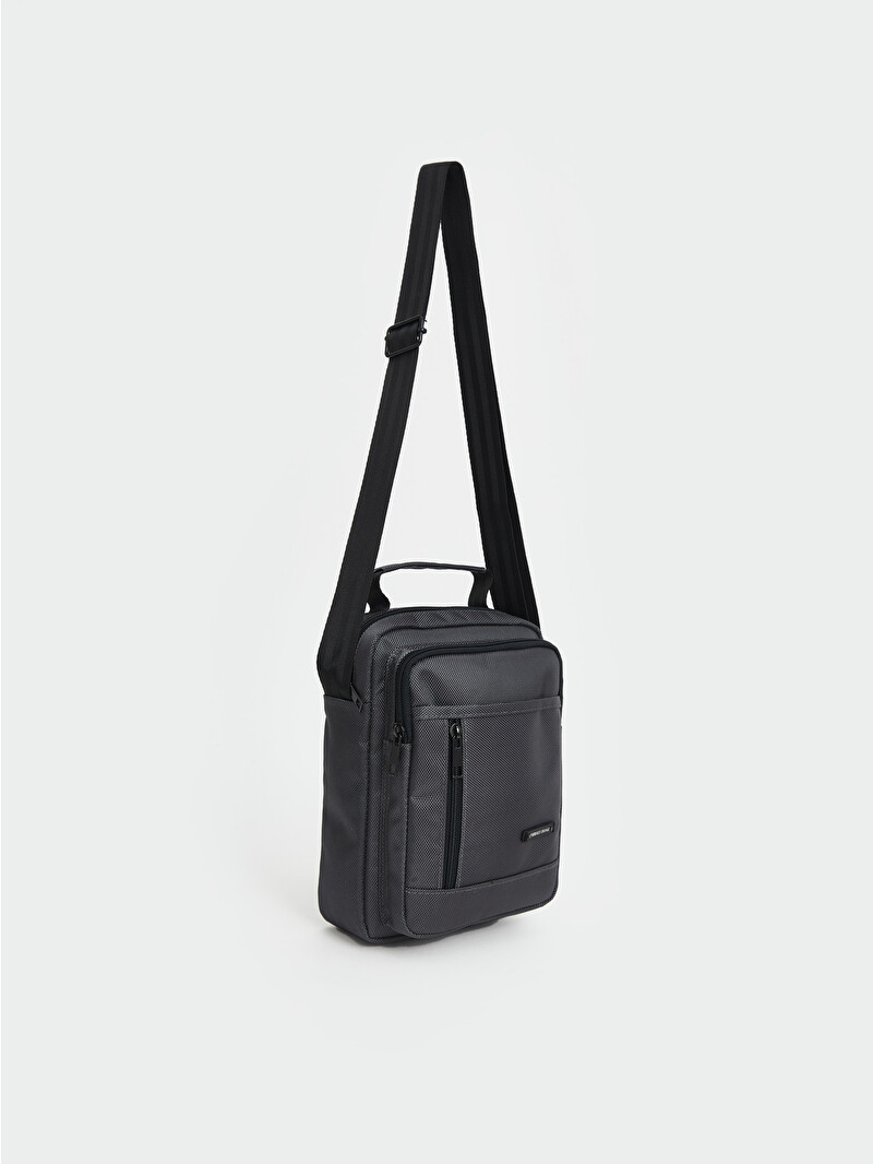 LCW ACCESSORIES Antrasit Fermuarlı Erkek Omuz Çantası - S5JT56Z8