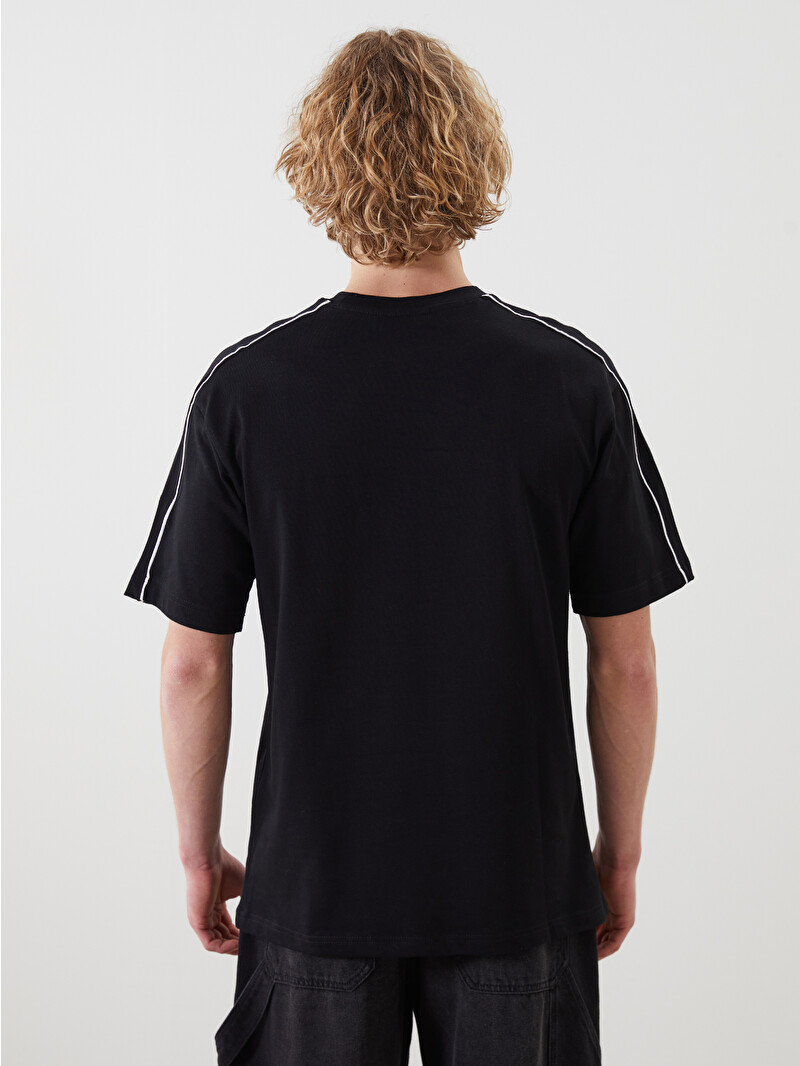 XSIDE Crew Neck Short Sleeve Printed Combed Cotton Men's T-shirt