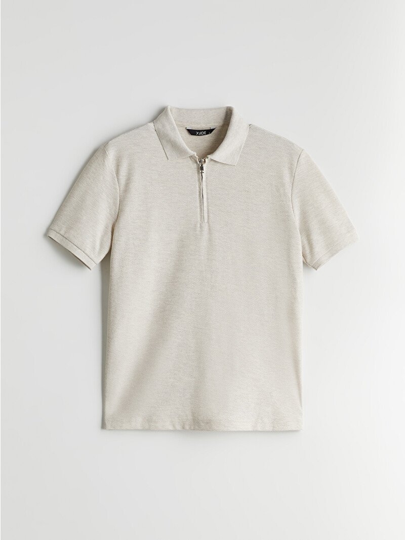 XSIDE Polo Neck Short Sleeve Men's T-Shirt - S5NJ64Z8-D2Y | LC Waikiki
