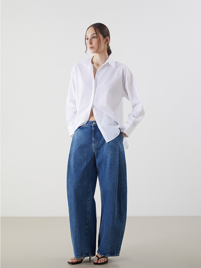 LCW Jeans Baggy Fit Kadın Jean Pantolon - S5O403Z8-507 | LCW