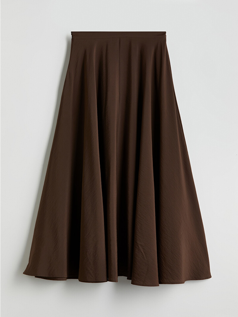 LCW Vision Waist Zippered A-Line Skirt - S5P681Z8-R39 | LC Waikiki