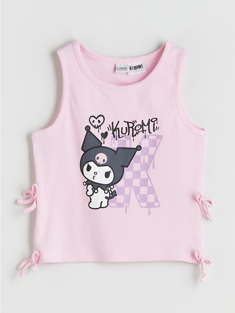 LCW Kids Crew Neck Kuromi Printed Girls' Crop Tank Top - S5S949Z4