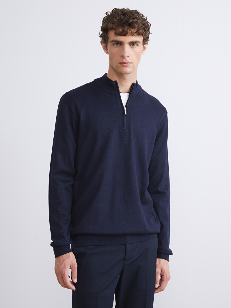 SOUTHBLUE Funnel Neck Men's Knitwear Sweater - W53049Z8-RFH | LC