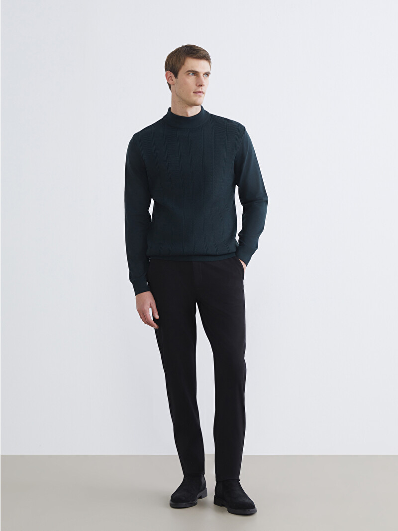 SOUTHBLUE Half Turtleneck Men's Knitwear Sweater - W57937Z8-ZKE