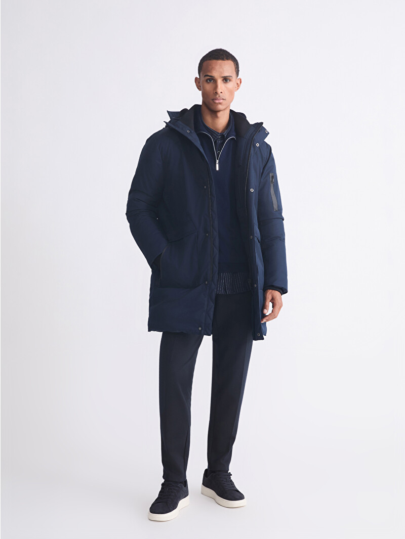 LCW Vision Regular Fit Hooded Men's Parka - W5AO39Z8-RFH - LC Waikiki