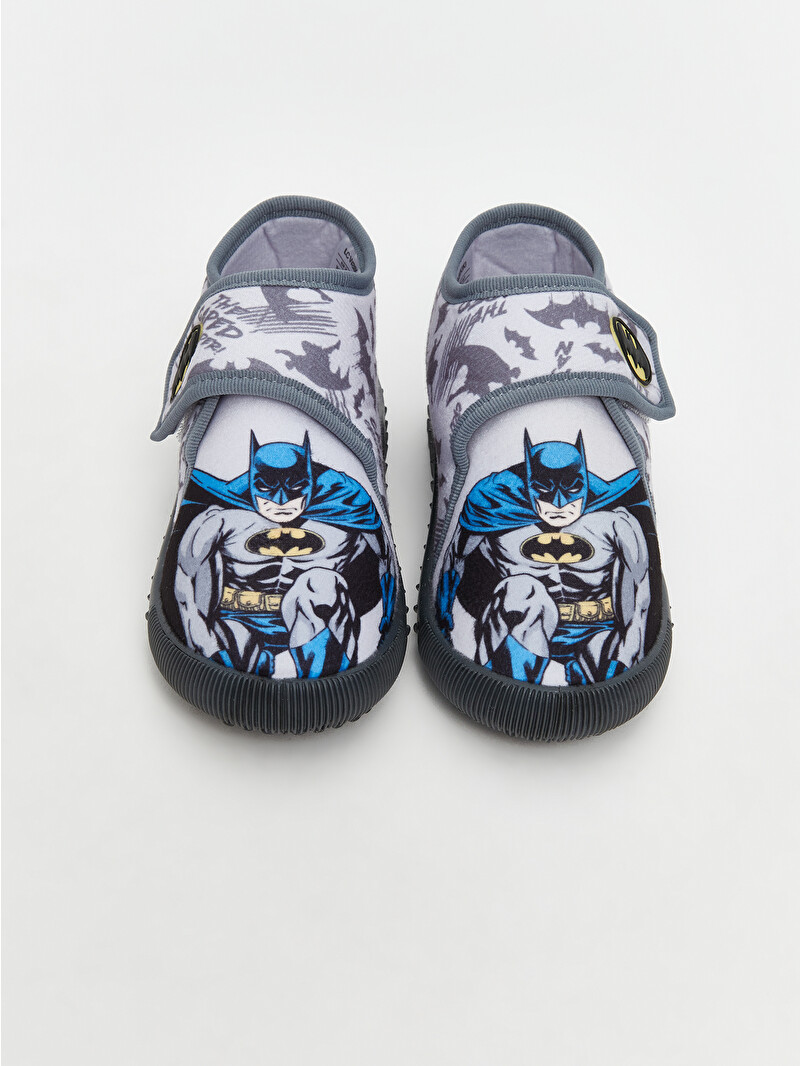 LCW STEPS Gri Batman Nakışlı Erkek Çocuk Panduf - W5DF78Z1-YDF | LCW