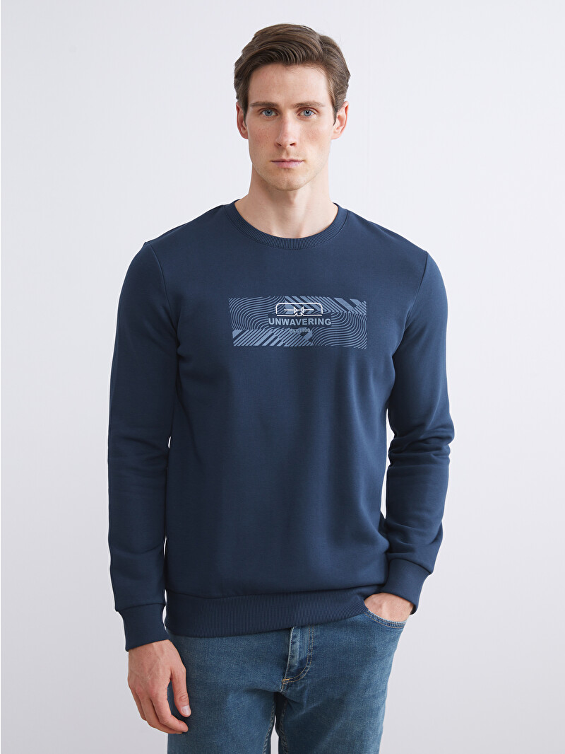 LC WAIKIKI Crew Neck Printed Men's Sweatshirt - W5DK98Z8-Z5N - LC