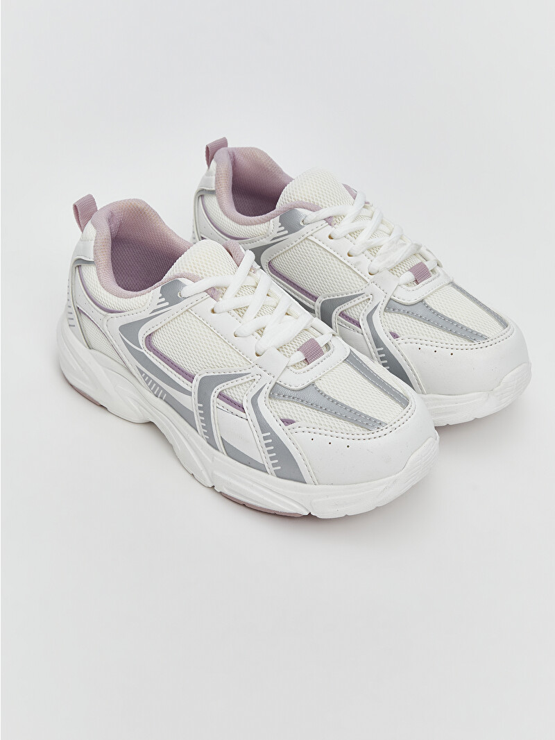 LCW STEPS Lila Bağcıklı Kız Çocuk Spor Ayakkabı - W5EQ16Z4-ZFP | LCW