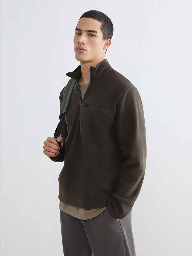 メンズウェア CLUBHAUS Diana Highneck SweatShirt XL XSIDE ACTIVE Funnel Neck Polar Men's Sweatshirt - W5G311Z8-HDZ