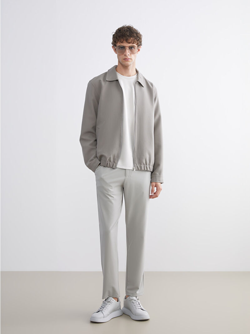 LCW Vision Yeşil Standart Kalıp Gömlek Yaka Erkek Mont - W5H233Z8