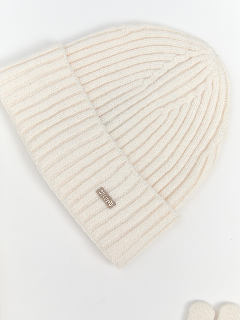 LCW ACCESSORIES Girls' Scarf Beanie Glove Set - W5HF39Z4-FX7 | LC