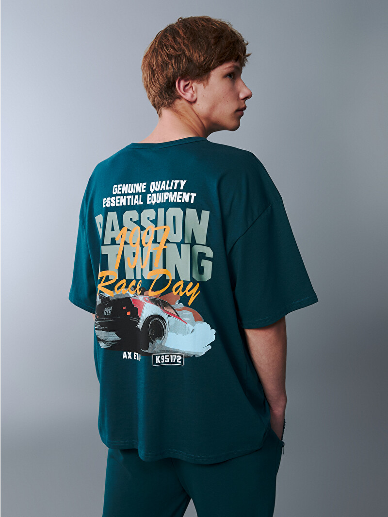 LCW Teen Crew Neck Teenage Boys' T-Shirt - W5KH29Z4-YJM - LC Waikiki