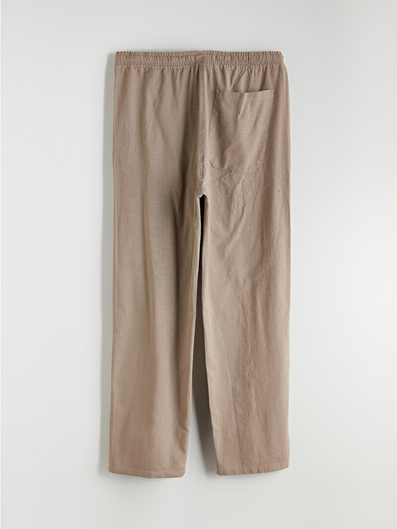 XSIDE Relaxed Fit Linen Look Men's Trousers - W5KK23Z8-R69 - LC