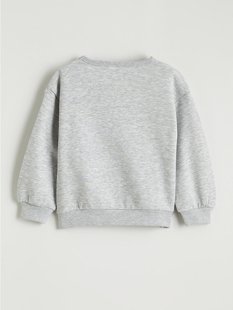 LCW ECO Girls' Printed Sweatshirt - W5KN52Z1-LAL - LC Waikiki