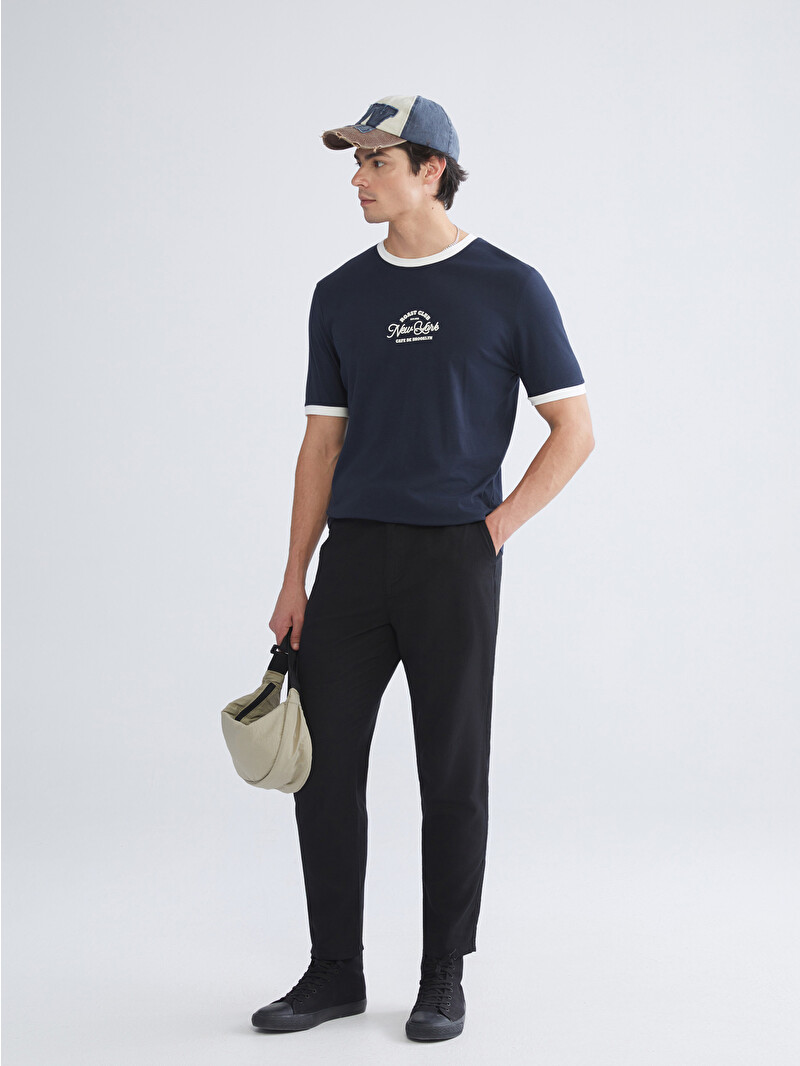 XSIDE Relaxed Fit Men's Trousers - W5LI66Z8-RQL | LC Waikiki