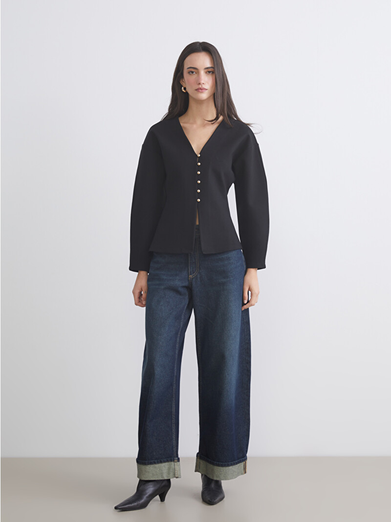 LCW Vision V-Neck Women's Cardigan - W5M459Z8-CVL - LC Waikiki